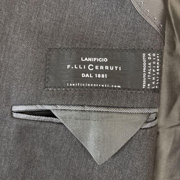 Banana Republic Cerruti 1881 Mens Suit 42L 33W 34I (42L 335W 33I) - Picture 9 of 16